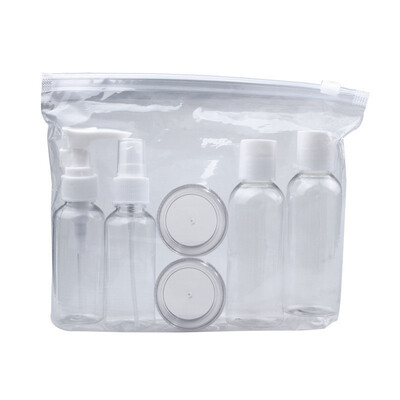 

〖Follure〗New Portable Transparent Travel Cosmetic Bottle Points Bottling Six Sets