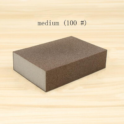 

Meike sponge sand block polishing wood furniture mahogany jade wenwan metal derusting polishing sandpaper sponge sand block One th