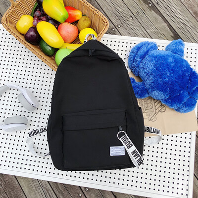 

School bag female ins wind shoulder bag male fashion trend Korean version of Harajuku high school students junior high school students large capacity backpack