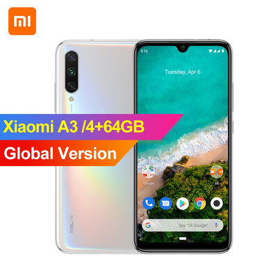 

Global Version Xiaomi Mi A3 Mi A3 4GB 64GB Smartphone Snapdragon 665 Octa Core 6088 "48MP 32MP Camera 4030mAh