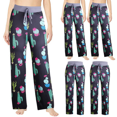 

Starmoon Womens Summer Printed Comfortable Casual Beach Pajama Pants Sport Yoga Trousers