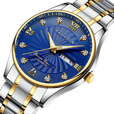 

Cashiton Genuine Watch Mens Commercial Quartz Watch Mens Watch Couples Fashion Womens Surface Waterproof Fine Steel Bar Mens W