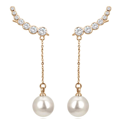 

Women Shiny 7 Rhinestone-studded Big Dipper Zircon Earrings Earring