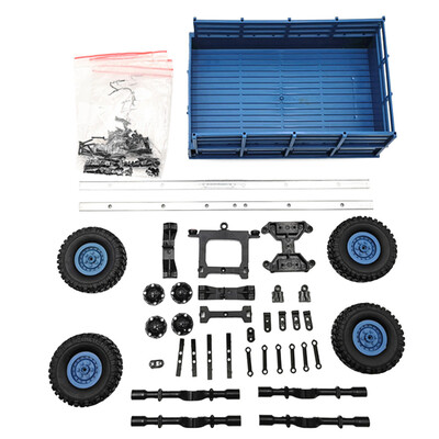 

Tailored Upgrade Trailer DIY Part Set For WPL 116 Military Truck RC Car Plastic Metal