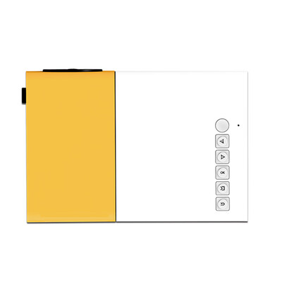 

FW1S YG300 LED Projector 1080P Projection Machine with USB HD AV TF Card Slot Mini Pocket Remote Controller for Laptop PC EU Plug