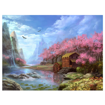 

Siaonvr 5D Embroidery Paintings Rhinestone Pasted DIY Diamond Painting Cross Stitch