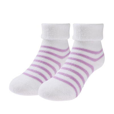 

Winter Warm Thicken Cotton Newborn Baby Girls Boys Stripe Side Terry Socks