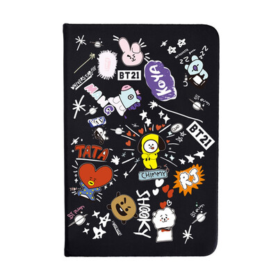 

CAR-TOBBY New KPOP BTS Bangtan Boy GOT7 TWICE SEVENTEEN WANNA ONE Notebook Soft Copy PU Note Book