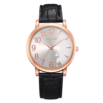 

FanTeeDa Watches Women Quartz Clock Watches Leather Women Watch Causal Simple Wristwatch Montre Femme bayan kol saati 533