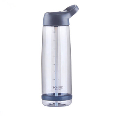 550ml 850ml 1000ml Outdoor Straw Water Bottle Big Capacity Sports Drinkware