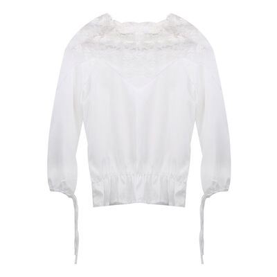 

New Womens Casual Long Sleeve Floral Lace T-Shirt Blouse Ruffle Ladies LooseTops