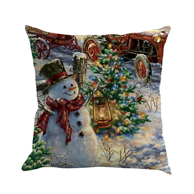 

Tailored Christmas Pillow Cover Pillowcases Decorative Sofa Cushion Cover 45x45cm