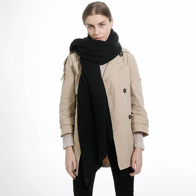 

Tailored Women Winter Warm Solid Long Shawl Soft Long Neck Scarf