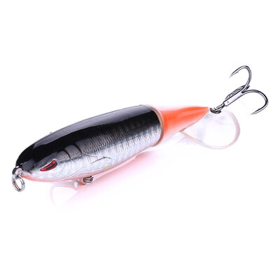 

New Hot 13g Fishing Lure Artificial Fish Shape Lifelike Propeller Tractor Hard Bait With 2 Treble Hooks