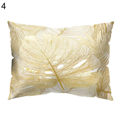 

Flower Leaves Light Pillow Case Cushion Cover Sofa Bed Car Hotel Office Decor