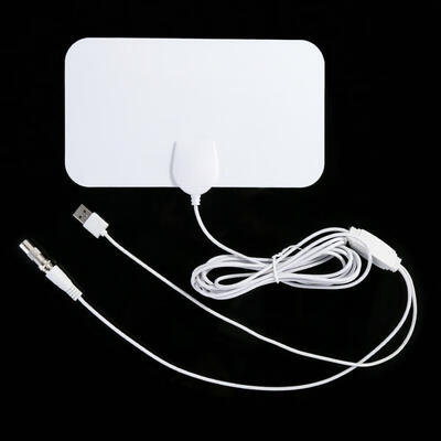 

1080P 4K Antenna Digital HDTV Amplified Mile Ultra Thin 200 Miles Range Indoor