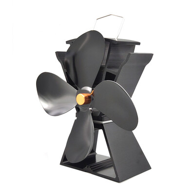 

4 Blades Thermal Energy Burner Fan Heat Driven Circulatin Eco Warm Winter