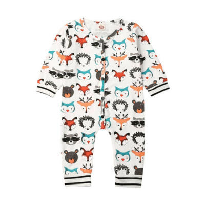

Newborn Kids Baby Boy Girl Animal Romper Jumpsuit Bodysuit Autumn Clothes Outfit