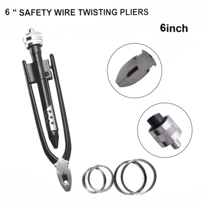 

〖Follure〗New 6In Aircraft Safety Wire Twisting Pliers Set Lock