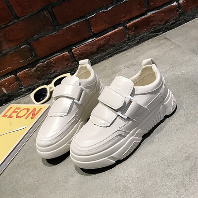 

Baihu Street shooting Little White shoes Girl 2019 New Spring ins thick bottom Korean version of students Leisure Network Celebrit
