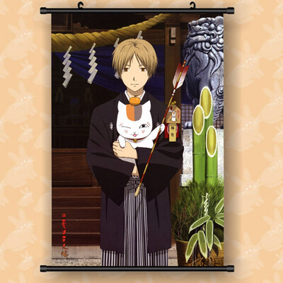 

Natsume Yuujinchou Wall Scroll Poster 24x16 inch Anime No Fading Fabric Hanging Painting for Home Decor Style 01