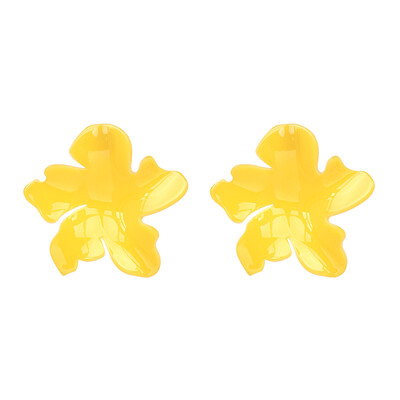 

AOTEMAN 2019 Hot sale Women Brand Acrylic Flower Statement Earring Girl Party Jewelry Accessories Simple Earrings