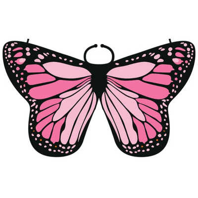 

Children Girl Colorful Cloak Butterfly Cape Scarf Monarch Butterfly Cloak Wing Decoration Festive Party Supplies