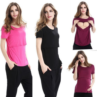 

Womens Loose Pullover T Shirt Long Sleeve Cotton Tops Shirt Lady Top