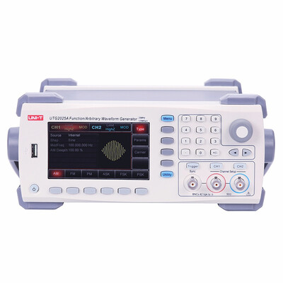

UNI-T UTG2025A Digital Signal Generator 2Channels DDS Function Generator Arbitrary WaveformPulse Frequency Meter 14Bits 25MHz