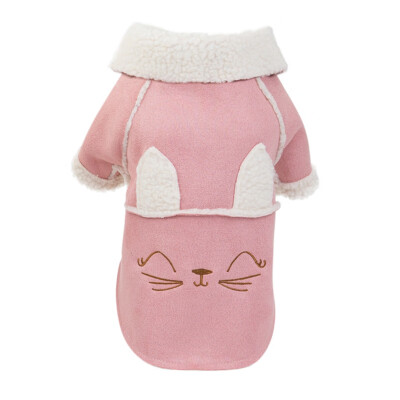 

Pet Autumn Winter Warm Hooded Costume Thickening Outfits Puppy Cat Clothing Pets Products For Small Medium Dogs -XXL