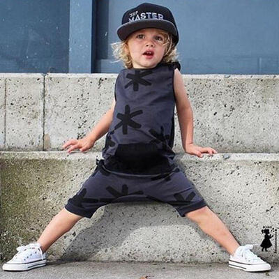 

Casual Toddler Kids Baby Girl Boy Clothes Bodysuit Romper Jumpsuit Outfits