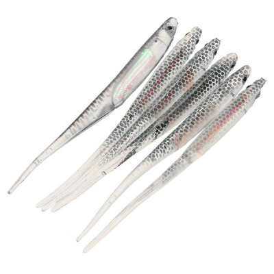 

Lixada 6PCS 9cm 3g Fish Type Soft Fishing Lure 3D Eyes Soft Lure Soft Bait Sea Fishing Lure