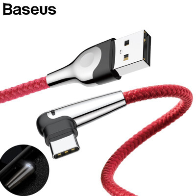 

Baseus USB Type-C Cable for Phone Charging&Data transfer suit for Samsung HuaWei XiaoMI With LED light Data Cable