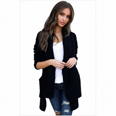 

Cardigan long sleeve warm wool comfortable casual knit sweater