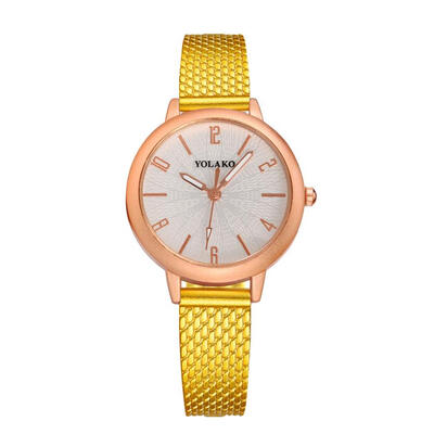 

2018 Beautiful Luxury Simple Ladies WristWatch Business Temperament Fashionable Wrist Leather Souvenir womens quartz watch D