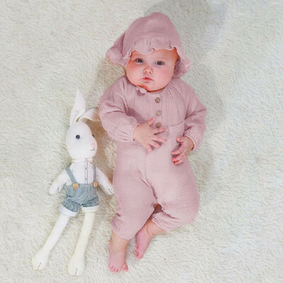 

Cute Newborn Infant Baby Girl Boy Clothes Long Sleeve Romper Jumpsuit Outfits