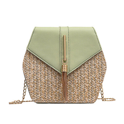 

Mulit Style Straw Bag Handbags Women Summer Rattan Bag Handmade Woven Beach Shoulder Messenger Bag