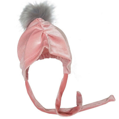 

Newborn Toddler Kids Baby Boy Girl Turban Velvet Beanie Hat Winter Cap
