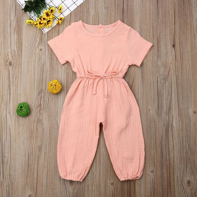 

Baby Girl Newborn Clothes Cotton Romper Bodysuit Jumpsuit Summer Outfits Set