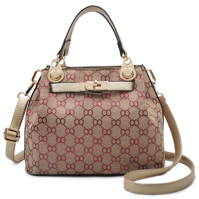 

Ladies bag Printed bucket bag shoulder bag Messenger bag small backpack