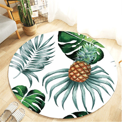 

〖Follure〗Botany Elements Blanket Round Bathroom carpet 60cm