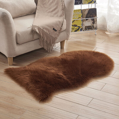 

Toponeto Rugs Non Slip Rug Mats Hairy Soft Fluffy Faux Fur Carpet Mat Home New