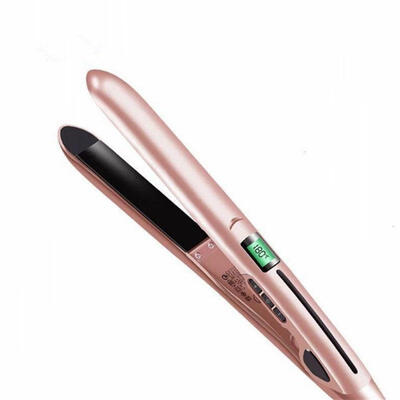 

Flat Iron 2-in-1 Hair Straighter And Curler With LED Display For DIY HairstylingUK PLUG