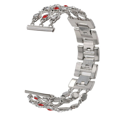 

〖Follure〗Luxury Alloy Crystal Stainless Steel Wristband Strap For Apple Watch 38MM40MM
