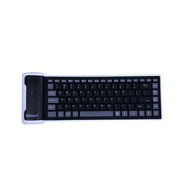 

Silicone Waterproof 85-Key Bluetooth 30 Wireless English Keyboard Keypad For Laptop Desktop Computer Tablet PC