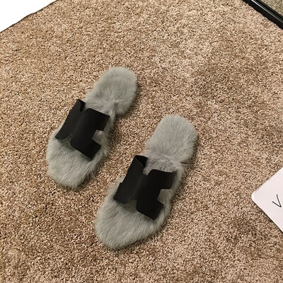 

Sandals for ladies wearing summer&Korean version of Baita fairy hair shoes with open toes&flat soles