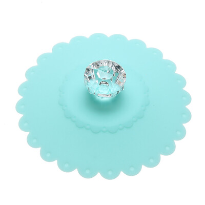 

Lace Silicone Diamond Cup Lid Thermal Insulation Cup Cover