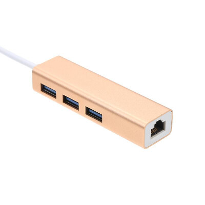 

Type-C Hub to 3 USB 30 Ports Ethernet Port Adapter For MacBook Pro