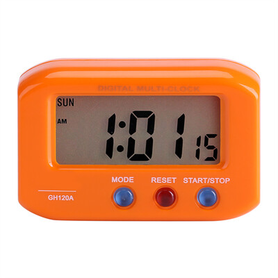 

Portable LCD Display Digital Alarm Clock Snooze with Backlight Table Desk Car Decor Digital Clock Portable Digital Clock