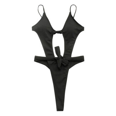 

Sexy Swimsuit Women Bandage One Piece Bikini Hollow Backless Bathing Suit